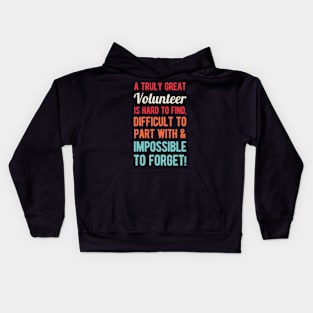 Volunteer Quote Kids Hoodie